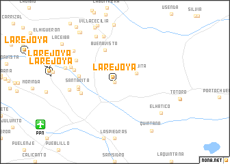 map of La Rejoya