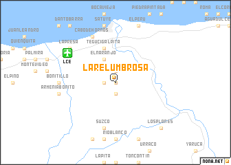 map of La Relumbrosa