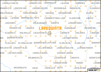 map of La Requinta