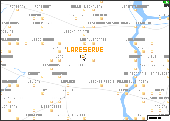 map of La Réserve