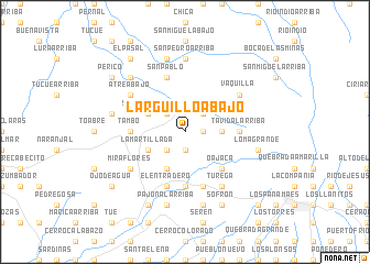 map of Larguillo Abajo