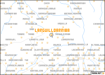 map of Larguillo Arriba