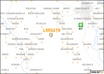 map of Lărguţa