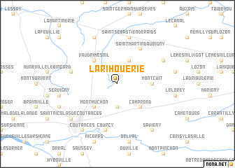map of La Rihouerie