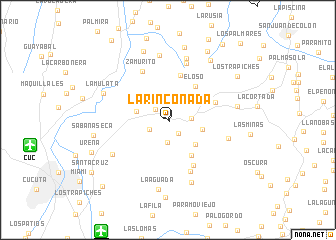 map of La Rinconada