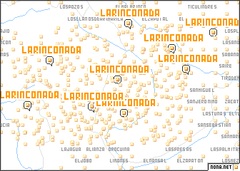 map of La Rinconada