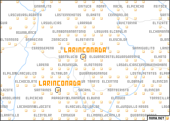 map of La Rinconada