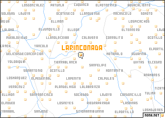 map of La Rinconada