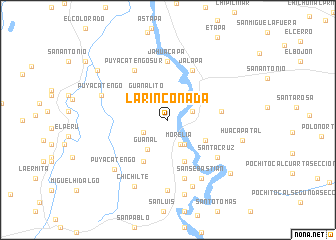 map of La Rinconada