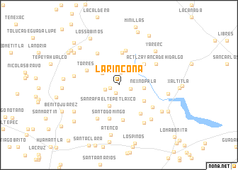 map of La Rincona