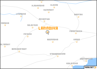 map of Larinovka