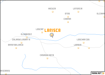 map of La Risca