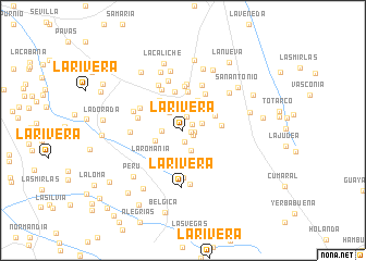 map of La Rivera