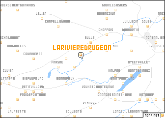 map of La Rivière-Drugeon