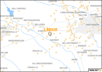 map of Larkin