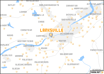 map of Larksville