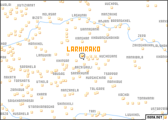 map of Lar Mīrāko