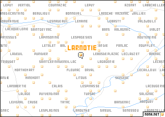 map of LʼArnotie