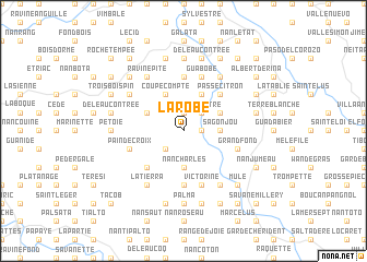 map of Larobe