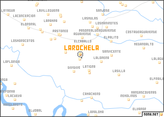 map of La Rochela