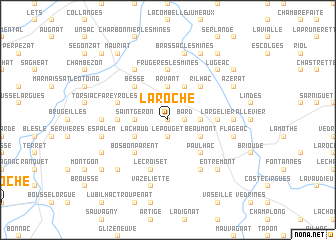 map of Laroche