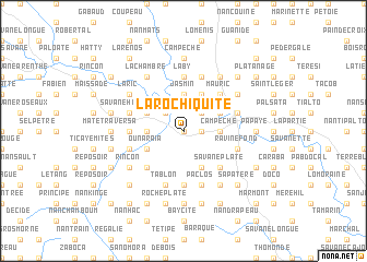 map of La Rochiquite