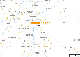 map of La Rondonera