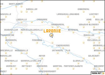 map of Laronxe