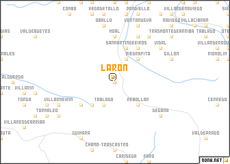 map of Larón