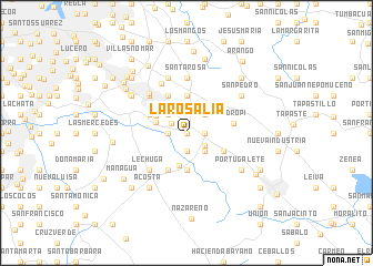 map of La Rosalía