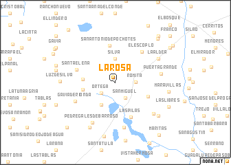 map of La Rosa