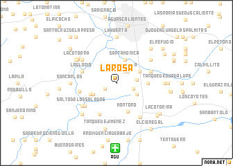 map of La Rosa