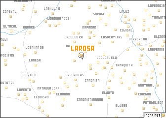 map of La Rosa