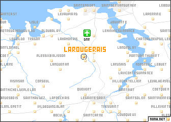 map of La Rougerais
