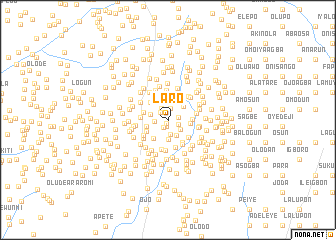 map of Laro