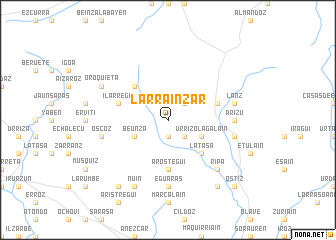 map of Larráinzar