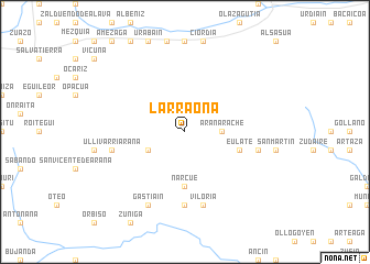 map of Larraona