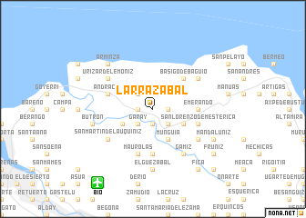 map of Larrazabal