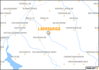 map of Larrodrigo