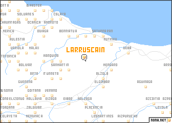 map of Larruscain