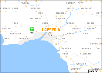 map of Larsfrid