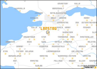 map of Lårstad