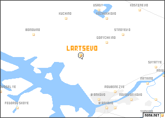 map of Lartsevo