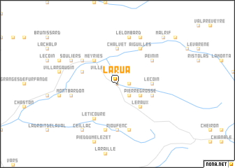 map of La Rua