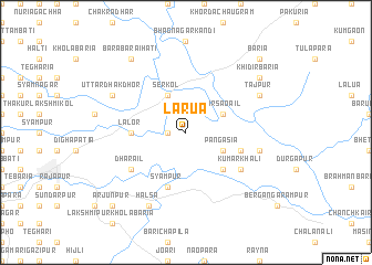 map of Lārua