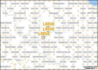 map of La Rue