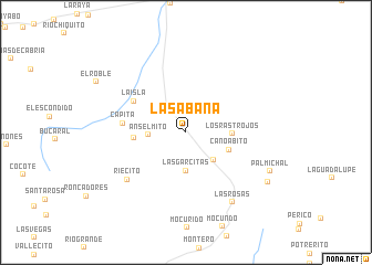 map of La Sabana