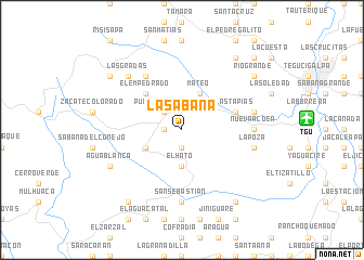 map of La Sabana