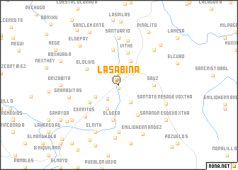 map of La Sabina