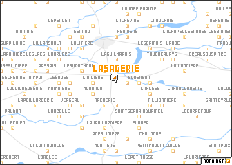 map of La Sagerie